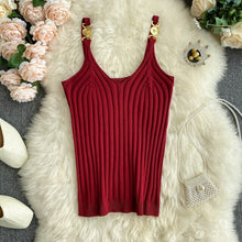 Load image into Gallery viewer, V neck Halter Sexy Camisole Top Summer Women Sexy Off Shoulder