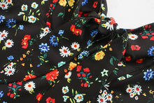 Load image into Gallery viewer, V neck small flower strap summer vintage sexy - Sophornlilly