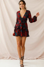 Load image into Gallery viewer, FASHION Floral Printing Deep V Neck Rompers Sexy Women's Ruffled - Sophornlilly