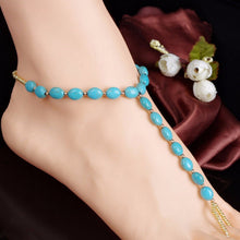 Load image into Gallery viewer, Vintage 1PC New Fashion Natural Stone Anklet Ankle Foot Bracelet