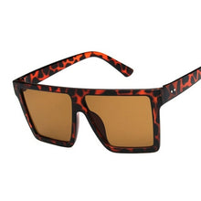Load image into Gallery viewer, Vintage Square Sunglasses Retro Big Frame