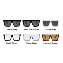 Load image into Gallery viewer, Vintage Square Sunglasses Retro Big Frame