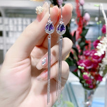 Load image into Gallery viewer, Sterling Silver Drop Earrings