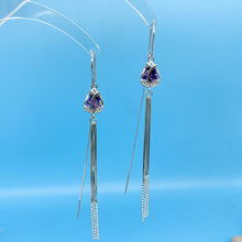Load image into Gallery viewer, Sterling Silver Drop Earrings