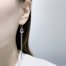 Load image into Gallery viewer, Sterling Silver Drop Earrings