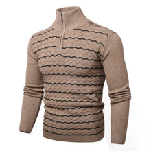 Load image into Gallery viewer, Men's Winter Stand Collar Zipper Sweater Long sleeved
