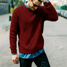 Load image into Gallery viewer, Autumn Knitted Sweater O Neck Long