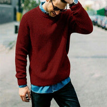 Load image into Gallery viewer, Autumn Knitted Sweater O Neck Long