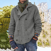 Load image into Gallery viewer, Solid Color Button Knit Cardigan Jacket