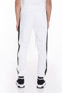 RALLY TRACK PANTS- WHITE