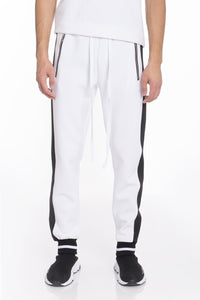 RALLY TRACK PANTS- WHITE