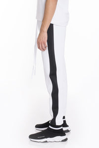 RALLY TRACK PANTS- WHITE