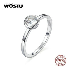 Load image into Gallery viewer, Sterling Silver Forever Clear Black CZ Circle Round