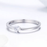 Sterling Silver Forever Clear Black CZ Circle Round