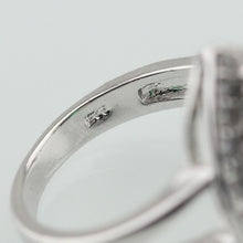 Load image into Gallery viewer, Drop Water Trendy Green Cubic Zirconia Silver Color Ring For