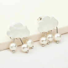 Load image into Gallery viewer, New Gold Color Metal Pearl Drop Earrings Fashion Simulated