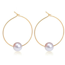 Load image into Gallery viewer, New Gold Color Metal Pearl Drop Earrings Fashion Simulated