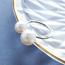 Load image into Gallery viewer, New Gold Color Metal Pearl Drop Earrings Fashion Simulated