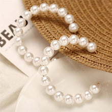 Load image into Gallery viewer, New Gold Color Metal Pearl Drop Earrings Fashion Simulated