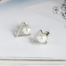 Load image into Gallery viewer, New Gold Color Metal Pearl Drop Earrings Fashion Simulated