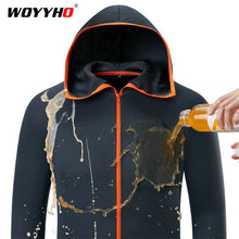 Load image into Gallery viewer, Waterproof Men's Hiking Jackets Windproof Hydrophobic Outdoor Jackets