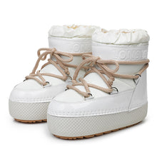 Load image into Gallery viewer, Waterproof Platform Snow Boots Plush Ankle