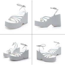 Load image into Gallery viewer, Wedge Women Sandals 2022 New Female Pu Leather Fashion Platform Shoes