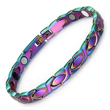 Load image into Gallery viewer, Fashion Mixing Color Stainless Steel Bracelet Magnetic Therapy