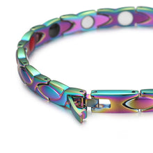 Load image into Gallery viewer, Fashion Mixing Color Stainless Steel Bracelet Magnetic Therapy