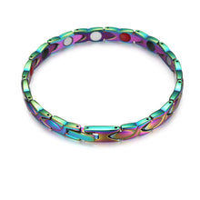 Load image into Gallery viewer, Fashion Mixing Color Stainless Steel Bracelet Magnetic Therapy
