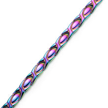 Load image into Gallery viewer, Fashion Mixing Color Stainless Steel Bracelet Magnetic Therapy