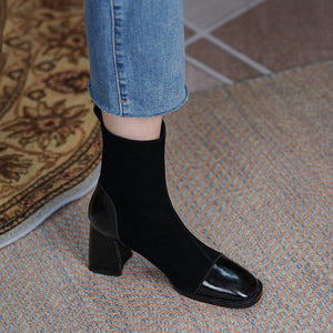 White Ankle Boots Autumn Shoes Winter Footwear Zipper