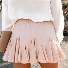 Load image into Gallery viewer, White Black Chiffon Summer Shorts Skirt Elegant Women Fashion