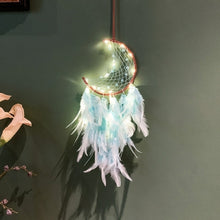 Load image into Gallery viewer, White Dream Catcher Moon Dreamcatcher Kpop Charms Kids Angel Dreams