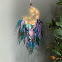 Load image into Gallery viewer, White Dream Catcher Moon Dreamcatcher Kpop Charms Kids Angel Dreams