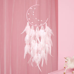 White Dream Catcher Moon Dreamcatcher Kpop Charms Kids Angel Dreams