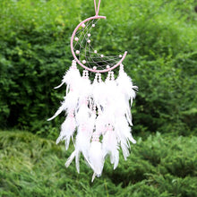Load image into Gallery viewer, White Dream Catcher Moon Dreamcatcher Kpop Charms Kids Angel Dreams