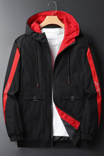 Load image into Gallery viewer, Windbreaker Jacket Hoody Men's Fashion Bomber Jacket Thin Slim Outwear