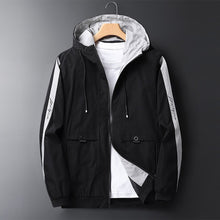 Load image into Gallery viewer, Windbreaker Jacket Hoody Men's Fashion Bomber Jacket Thin Slim Outwear
