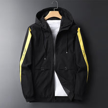 Load image into Gallery viewer, Windbreaker Jacket Hoody Men's Fashion Bomber Jacket Thin Slim Outwear