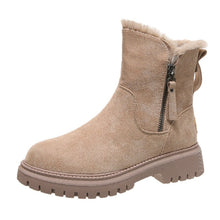 Load image into Gallery viewer, Winter Boots Lady Female Shoes Zipper Round Toe