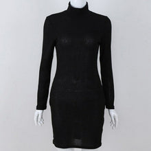 Load image into Gallery viewer, Winter Dress Knitted Sweater Dress Women Plus Size  Fashion Pencil