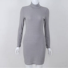 Load image into Gallery viewer, Winter Dress Knitted Sweater Dress Women Plus Size  Fashion Pencil