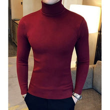 Load image into Gallery viewer, Thick Warm Sweater Men Turtleneck