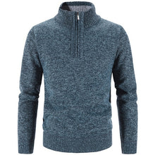 Load image into Gallery viewer, Men's Fleece Thicker Sweater Half Zipper Turtleneck Warm
