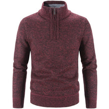 Load image into Gallery viewer, Men's Fleece Thicker Sweater Half Zipper Turtleneck Warm