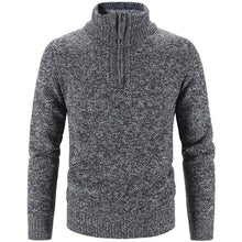 Load image into Gallery viewer, Men's Fleece Thicker Sweater Half Zipper Turtleneck Warm
