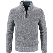 Load image into Gallery viewer, Men's Fleece Thicker Sweater Half Zipper Turtleneck Warm