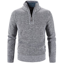 Load image into Gallery viewer, Men's Fleece Thicker Sweater Half Zipper Turtleneck Warm