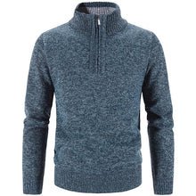 Load image into Gallery viewer, Men's Fleece Thicker Sweater Half Zipper Turtleneck Warm